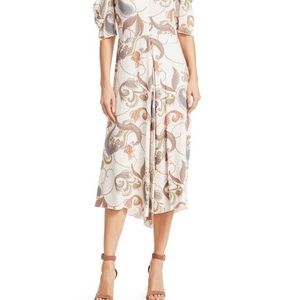 See by Chloe Paisley Puff Sleeve Prairie Dress